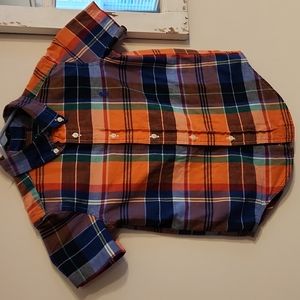 Polo by Ralph Lauren short sleeve collared plaid button-down shirt